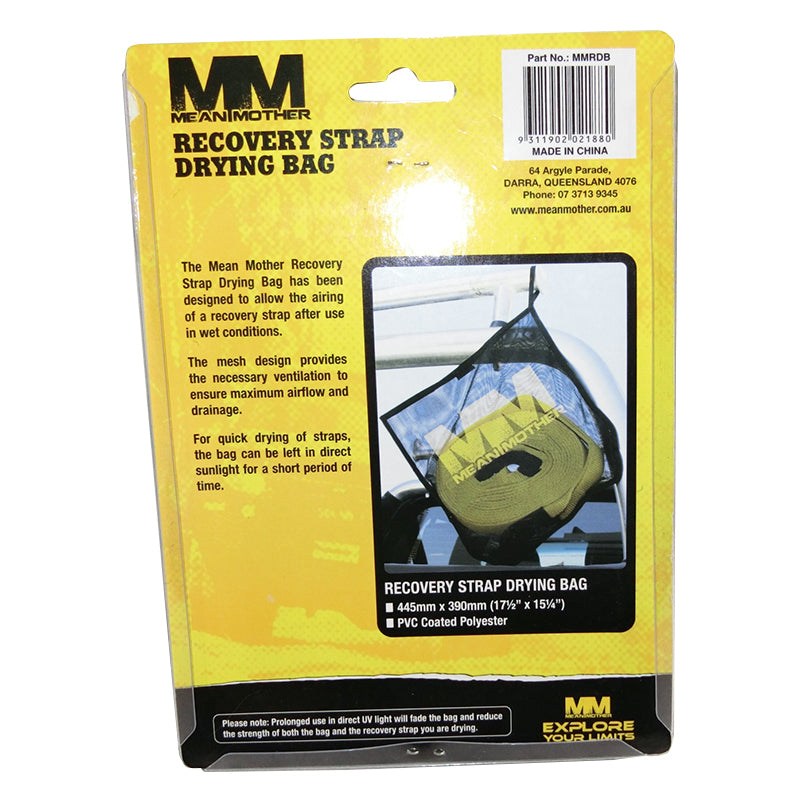 Mean Mother Recovery Strap Drying Bag MMRDB