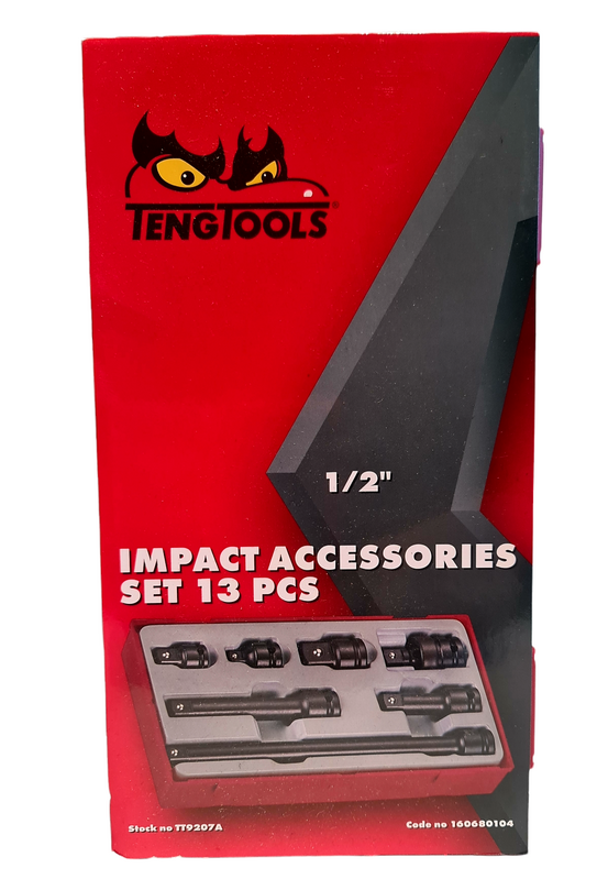 Teng Tools Impact Access Set 1/2in Drive 13 Piece TT9207A