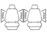 Canvas Seat Covers Suits Isuzu MU-X MY21 LS-M / LS-U / LS-T 6/2021-On 3 Rows Custom Made