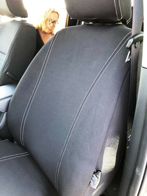 Velocity Full Wetsuit Neoprene Seat Covers Suits Isuzu D-Max Dual Cab LS-M / LS-U / X-TERRAIN, Suits Mazda BT-50 Dual Cab TF XTR / GT 7/2020-On 2 Row