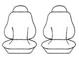 Custom Made Esteem Velour Seat Covers Suits Honda Civic GL / SI Breeze 2 Door Hatch 1992 2 Rows