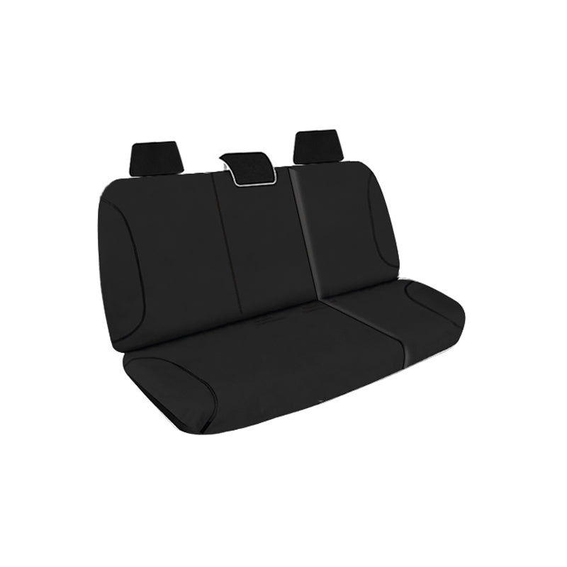 Tradies Full Canvas Seat Covers suits Toyota Landcruiser 200 GXL 8 Seater 9/2007-6/2009 Black