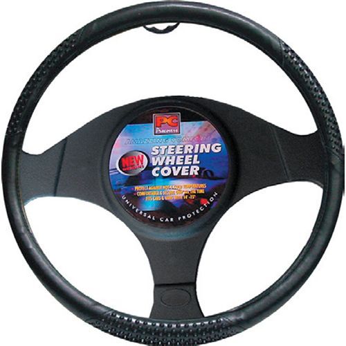 Soft Leather-feel Small Trucks Steering Wheel Cover Soft Grip Massage Dimples 42cm RG2418