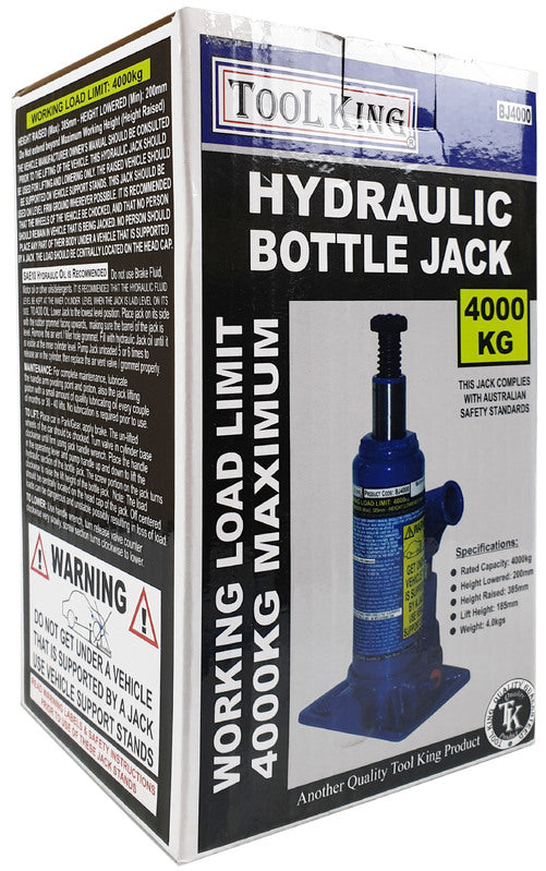 Hydraulic Bottle Jack 4000kg ADR Approved BJ4000