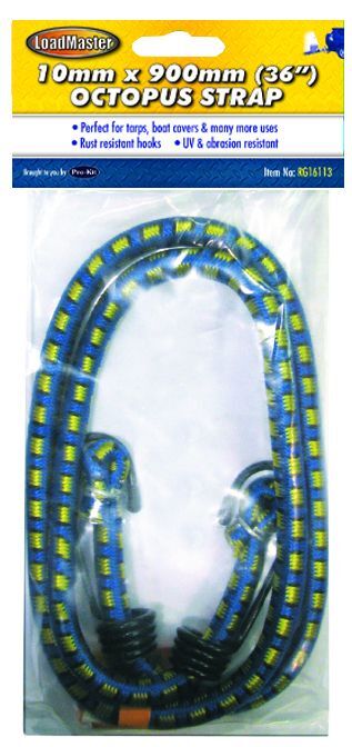 Occy Rope Tie Downs & Straps: Luggage Straps Occy Octopus Strap 90cm RG16113 ...