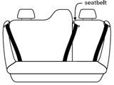 Esteem Velour Seat Covers Set Suits BMW X3 Sport 4 Door Wagon 2008 2 Rows