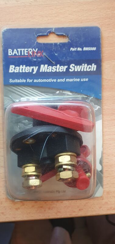 Battery Master Isolator Cut Off Kill Switch Removable Key BMS500