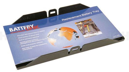 Universal Metal Battery Tray 33cm x 19cm BT095