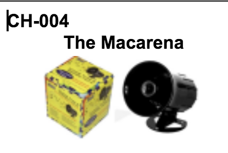 12V Electric Horn The Macarena CH-004