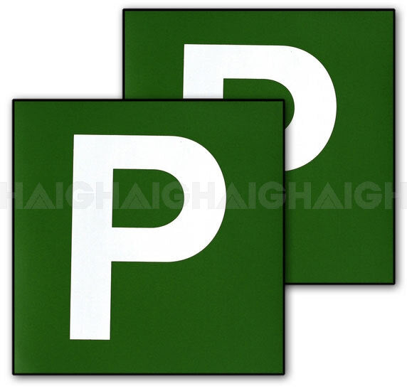 Electrostatic Provisional P Plastic Plates One Pair EP5