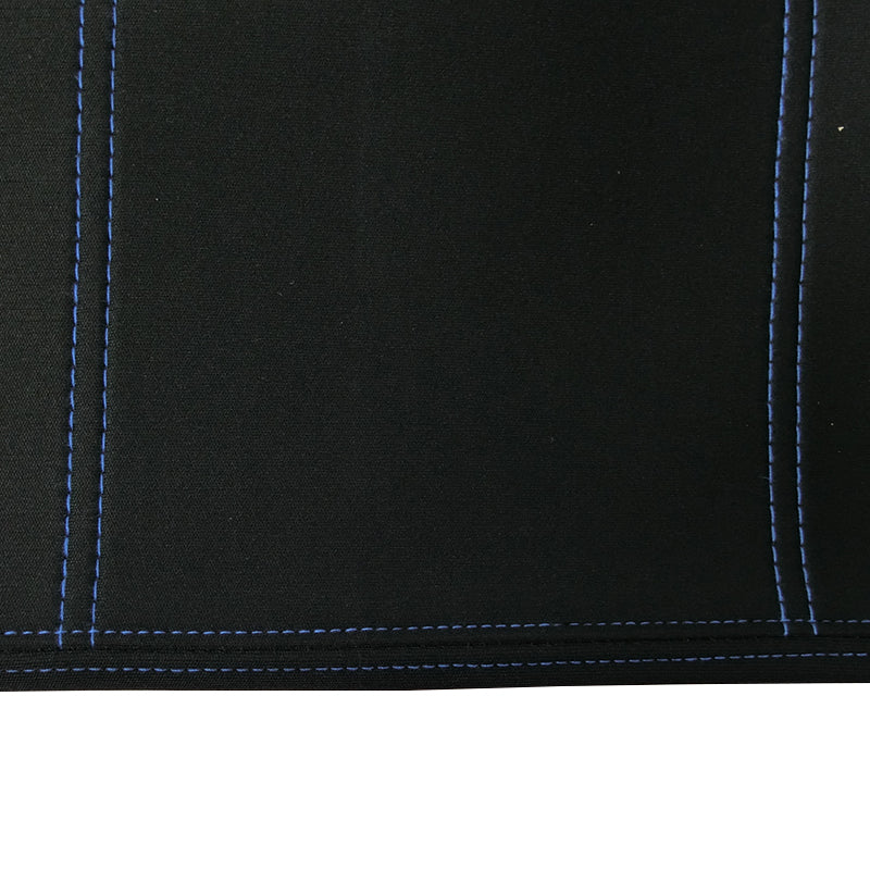 Wet N Wild Neoprene Wetsuit Black Rear Car Seat Covers Blue Stitching Size 06