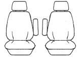 Custom Made Esteem Velour Seat Covers Suits Kia Rio CVVT Sedan 10/2005-5/2011 2 Rows