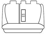 Esteem Velour Seat Covers Set Suits Chrysler 300C 4 Door Sedan 2006-On 2 Rows