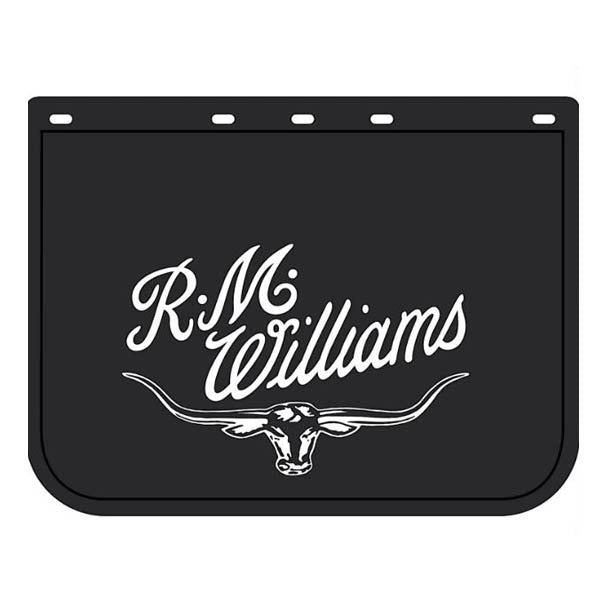 RM Williams Mud Flap Pair Black / White 28cm (W) x 36cm (H) MDRMWE