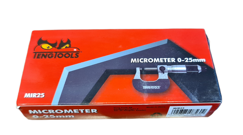 Teng Tools - Micrometer 0-25mm MIR25