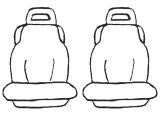 Custom Made Esteem Velour Seat Covers Land Rover Discovery 4 Door Wagon 2004 2 Rows