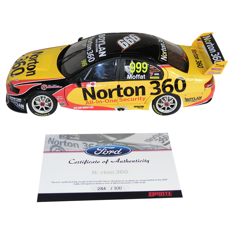 1:18 Biante Suits Ford BF Falcon - #999 James Moffat (2009) B18302F