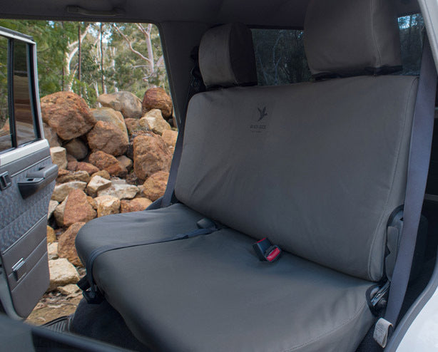 Black Duck Canvas Seat Covers Suits LDV G10 People Mover 2015-2023 Grey