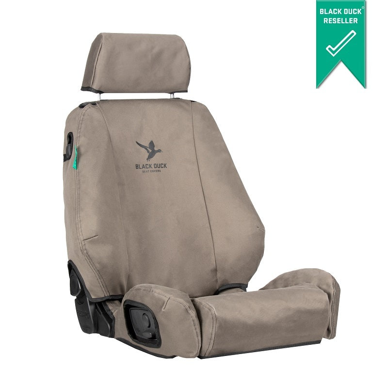 Black Duck 4Elements Console & Seat Covers GWM Cannon Ute 2021-On Grey