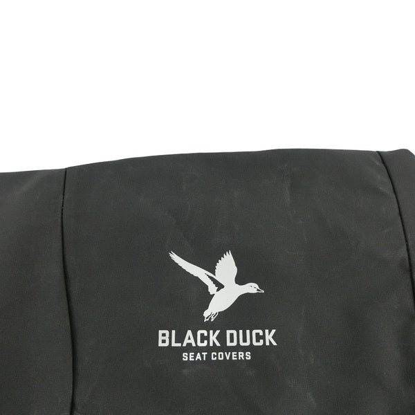Black Duck Canvas Console & Seat Covers suits Ford Ranger Single Cab XL/XLS 5/2022-On Black