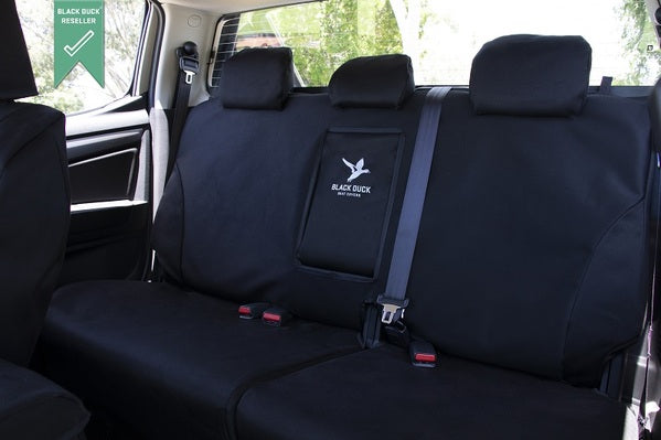 Black Duck 4Elements Console & Seat Covers suits VW Amarok 12/2022-On Black