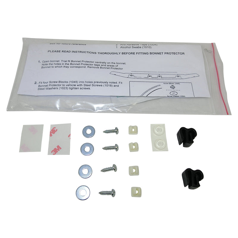 Bonnet Protector String Protective Plastics Bonnet Protector Fitting Kit – Motoquipe