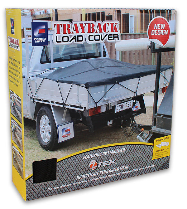 Trayback Heavy Duty Load Cover Single / Dual Cab Ute Cargo Mesh 2.5 x 2M CGN12