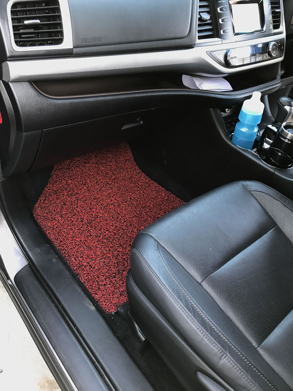 Custom Floor Mats suits Toyota Kluger 4WD 2014-2/2021 Front & Rear Rubber Composite PVC Coil