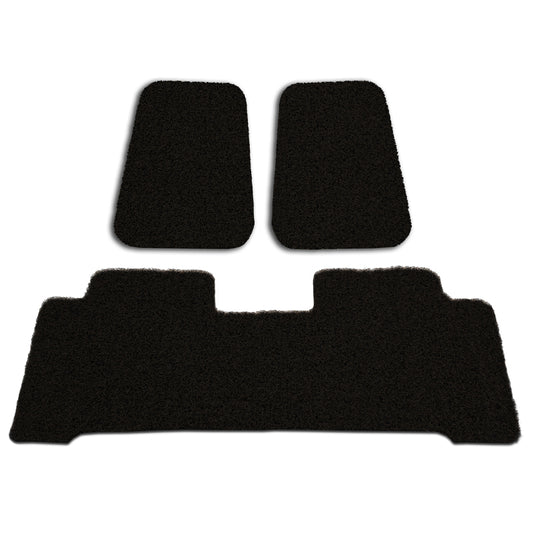 Custom Floor Mats Suits Nissan Navara Dual Cab D40 1/2007-2015 Front & Rear Rubber Composite PVC Coil