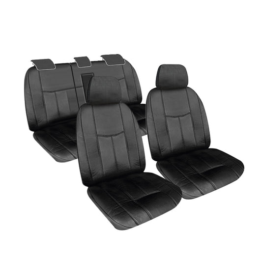 Empire Leather Look Seat Covers Suits Mitsubishi Outlander LS/ES/XLS 7 Seater SUV (ZJ/ZK) 2012-2018