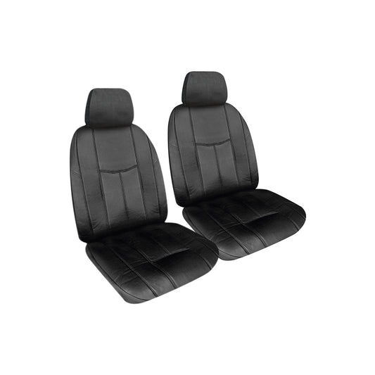 Empire Leather Look Seat Covers Suits Ford Ranger (PX) Dual Cab, All Badges (Excludes Raptor) 6/2015-6/2022