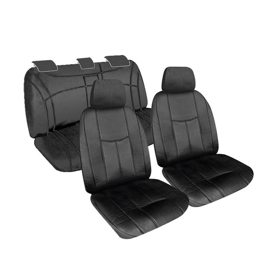 Empire Leather Look Seat Covers Suits Toyota Rav4 (50 Series) Hybrid/Edge - GX, GXL, Cruiser 1/2019-On