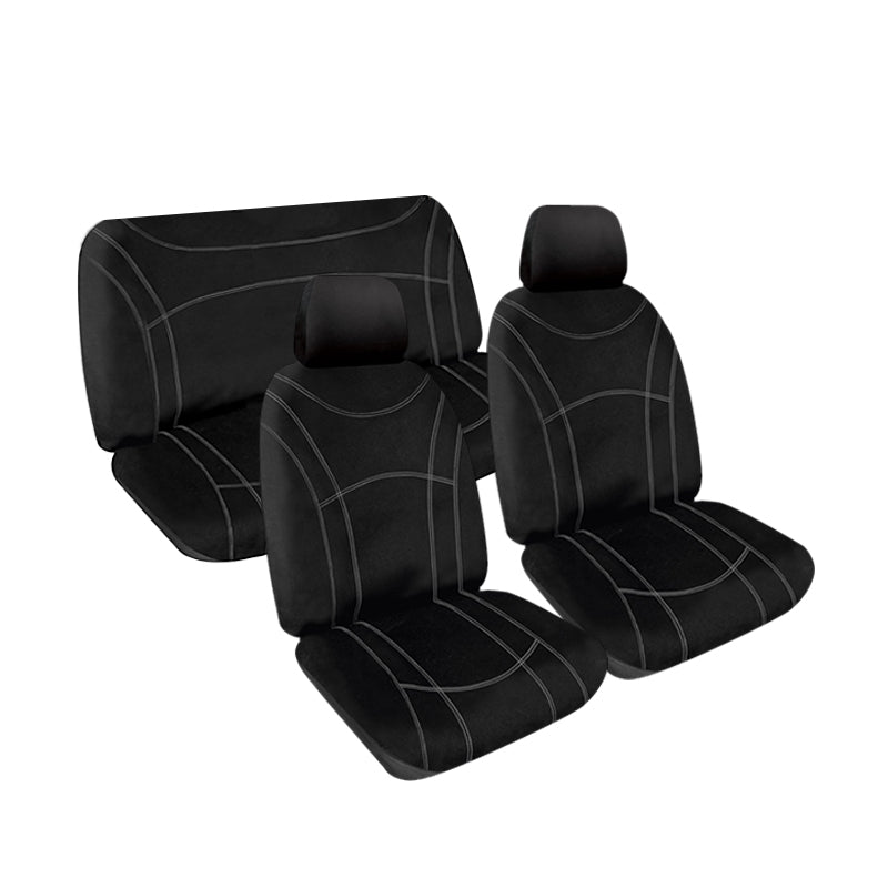 Getaway Neoprene Seat Covers Suits Ford Ranger XL/XLT Super Cab PX/2/3 2011-4/2022 Waterproof