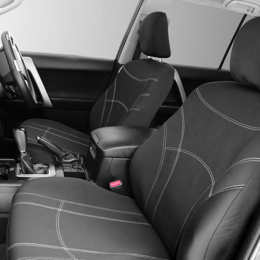 Getaway Neoprene Seat Covers Suits Nissan Navara (D40) Series 5 STX550 Dual Cab 12/2011-02/2015 Waterproof
