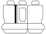 Velocity Neoprene Seat Covers suits Toyota Prado 150 Series Wagon-GX/GXL/VX/Kakadu 11/2009-7/2024 Black with White Stitch