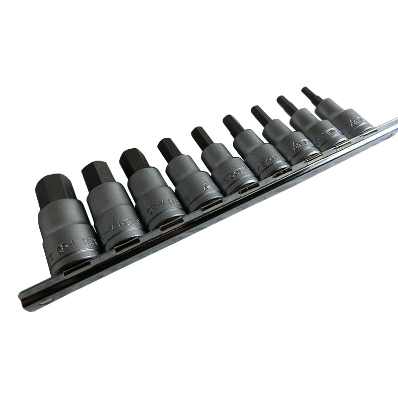 Teng Tools In-hex Socket Set 9 Piece 1/2 inch Drive AF M1209AF – Motoquipe