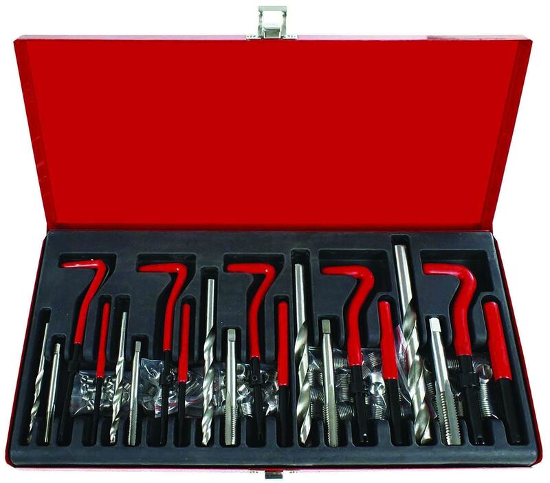 Thread Repair Kit - 131Pc Coil Insert With Drills, Taps & Coils M5, M6 ...
