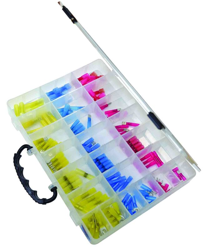 Wire Terminal Assortment - 126Pc Heat Shink Insulator – Motoquipe