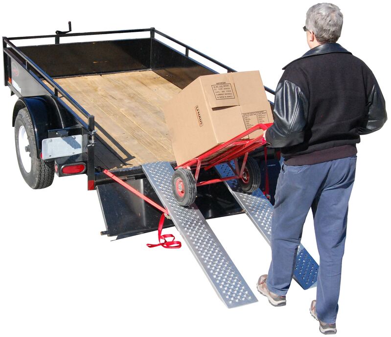 Flt Ramp Ramp - 2Pc Flat Tread Loading Alluminium 150Cm X 21.5Cm 400Kg – Motoquipe