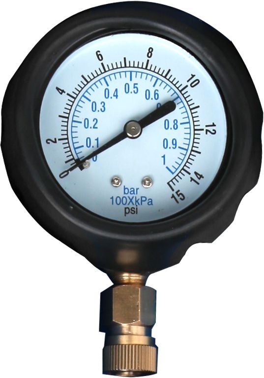 Efi Fuel Pressure Tester Kit - 41Pc Master Twin Gauge 15 & 140Psi