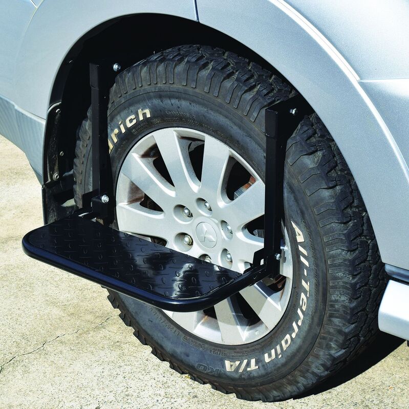 Wheel Step - Adjustable Height Steel Frame 56 X 21Cm (22Inch X 8-1/4In ...