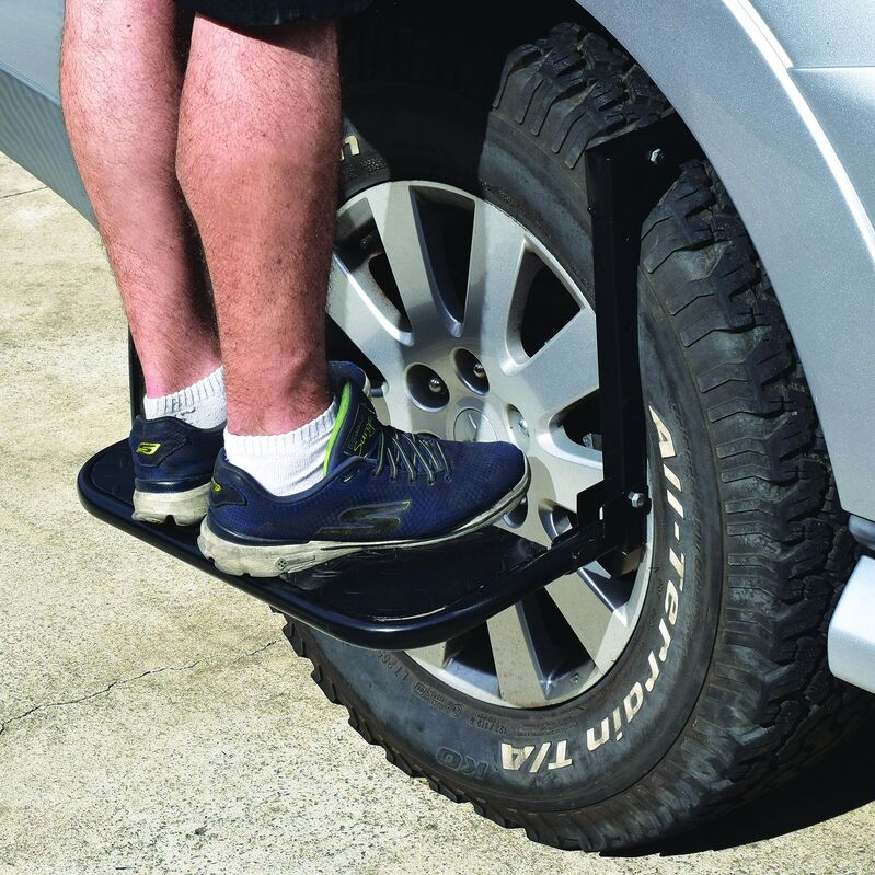 Wheel Step - Adjustable Height Steel Frame 56 X 21Cm (22Inch X 8-1/4In ...