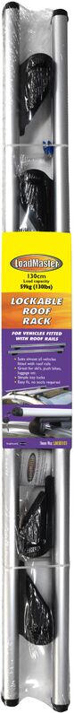 Roof Rack - Lockable For Vehicles Equipped With Side Rails 120Cm X 13Mm 60Kg
