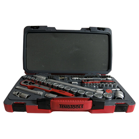 Teng Tools 72 Piece 1/4 inch & 1/2 inch Drive Socket & Bit Set T1272