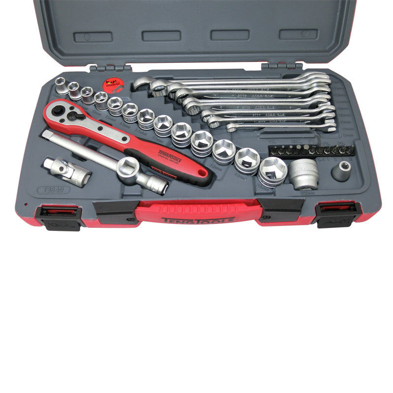Teng Tools 39 piece Socket Spanner Set 3/8 inch Drive Ratchet Kit