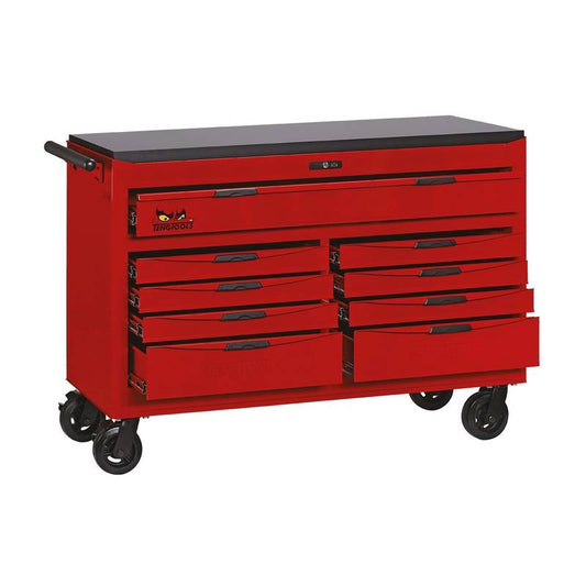 Teng Tools - Heavy Duty 9 Drawer 53 Inch Roller Cabinet Tool Set Box