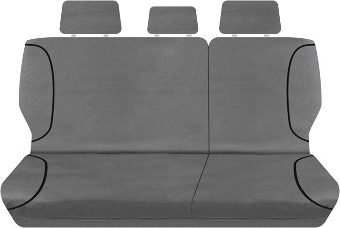 Tradies Full Canvas Seat Covers suits Toyota Landcruiser 4X4 Wagon 200 Series GXL 2010-7/2021 3 Rows PCT380CVCHA