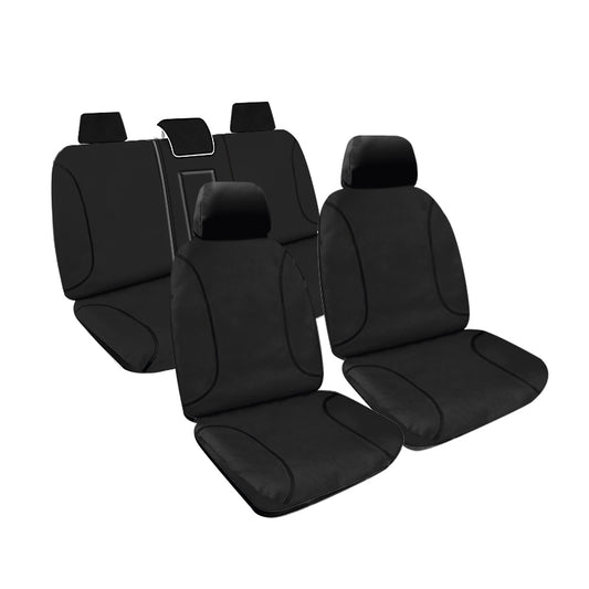 Tradies Canvas Seat Covers Suits Holden Trailblazer (RG) LT/LTZ/Z71/7 Seat Wagon 2016-On Black