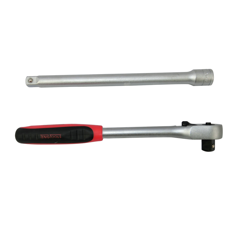 Teng Tools 5 Piece 1/2 inch Drive Ratchet Socket Accessory Set TT1205