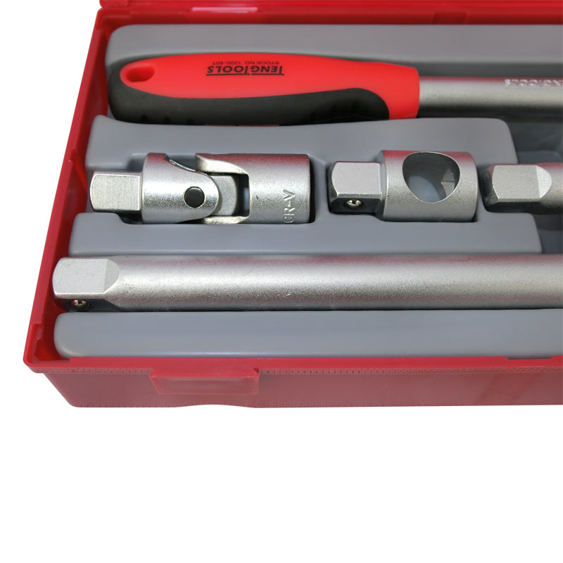 Teng Tools 5 Piece 1/2 inch Drive Ratchet Socket Accessory Set TT1205